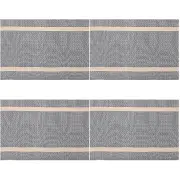 4pcs Nail Art Table Mat Plastic Nail Mat Manicure Nail Hand Cushion Foldable