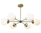 Gorgeous Mid Century Sputnik Chandelier Light Fixture Helio 3 , Modern Handmade