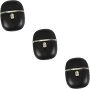SHOWERORO 3pcs Stamp Roller Privacy Roller Stamp Portable Roller Stamp Security Stamper Roller Address Blocker Stamp Household Confidential Stamp Privacy Small Stamp Rollers Black Ceramics