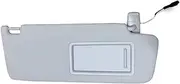 Sun Visor Panel with Makeup Mirror Compatible for VW Passat B8 / Golf 7 / T-ROC/T-Cross/Jetta MK7 / E-Golf/CC Car Front(Gray Right)