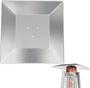 Heat Deflector Shield – Metal Cover For Fire Pit Warmers And Camping Stoves | Weather-Resistant Heater Accessory Plate For Terrace Burners And Garden Flame Towers