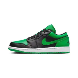 【NIKE 耐吉】Air Jordan 1 Low Lucky Green 幸運黑綠 553558-065