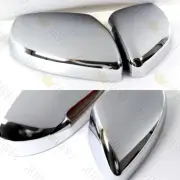 FIT 15-18 FORD EDGE CHROME ABS 2PC SIDE VIEW MIRROR COVERS CAP KIT NO SIGNAL CUT