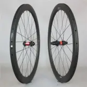 12 Speed Carbon Fiber Road Wheelset 50*25mm Wheel Tubeless XDR / Micro Spline