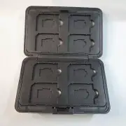 Memory Card Storage Case Holder 8 Slots for SD, Micro SD, Aluminum Shock Resista