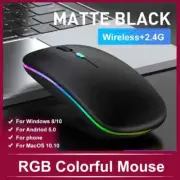 Rechargeable Wireless Mouse Ergonomic Usb Mouse Silent Mouse