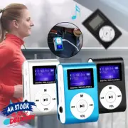 MP3 Player LCD Screen Walkman Support Micro SD TF Card With Clip-on Stereo Mini