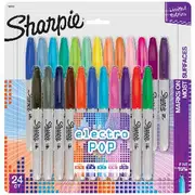 Sharpie Fine Permanent Markers Electro Pop 24 Pack