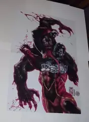 Venom Poster # 8 vs Colossus of the X-Men Simone Bianchi