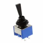 ON-ON 2-way DPDT Mini Toggle Switch w/ Flat Lever Guitar Bass JAPAN - BLACK