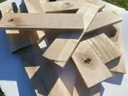 12" Long, Full Box of Maple Scrap Boards, Craft Wood