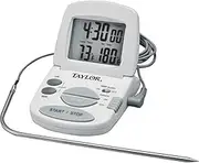 Taylor 1470N Classic Series Programmable Meat Thermometer with Timer and Alarm