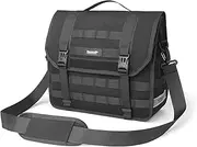 Labymos Motorcycle dle Bag Quick Release Luggage Bag Large Capacity Side Storage Organizer 13L with Support Panel & Removable Waterproof Inner Pouch