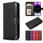 For iPhone 16 15 14 13 12 11 XR Pro Max Plus Leather Flip Wallet Case Cover OZ