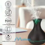 400ml Essential Oil Diffuse Aromatherapy LED Ultrasonic Humidifier Air Purifier