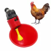 Chicken Drinker Cups Automatic Float Poultry Waterer Drink Cup Coop System