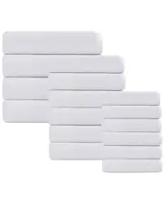 DePera Home Puresoft Set Of 16 Turkish Towels
