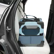 Collapsible Dog Crate, 20 Inch Portable Pet Crate for Car, Travel Foldable Crate