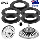 5Pcs Replacement Rubber Seal For Franke Strainer Plug Washer Kitchen Sink Part