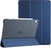 ProCase for iPad Air 13 Inch Case 2025 M3/2024 M2, Slim Smart Cover iPad 13 Air M3 M2 Case with Translucent Hard Shell Back, Supports Touch ID, Auto Wake/Sleep -Navy