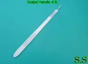 50 Pieces Scalpel Handle 3L Surgical ENT Veterinary Instruments