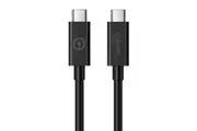 Cruxtec 2m USB-C to USB-C Cable for Syncing & Charging (CTC-2HW-2MBK)