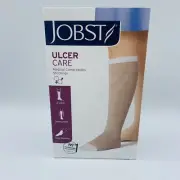 Jobst Ulcer Care Compression Socks 2XL 40mmHg Knee Zip Left Side Beige New
