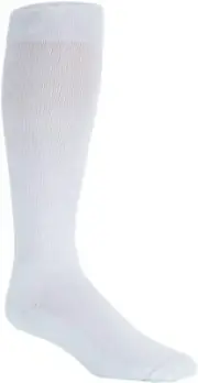 SIGVARIS Women's Diabetic Compression Socks 18-25 (White) Small Long