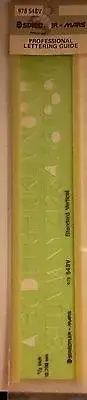Staedtler Mars #978 548 V Vertical 1/2"Upper Case Alphabet Lettering Guide