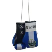 El Salvador Boxing Glove / El Salvador Flag / Mini El Salvador Boxing Glove