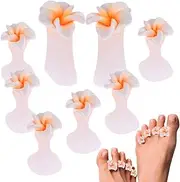 Silicone Toe Separators - Soft Reusable Toe Separators Toes Dividers - Silicone Tools Nail Separators for Women Girlfriend Mother Wife