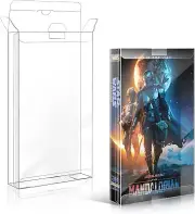 50x Box Protector Sleeves for Premium VHS Cassette Tape Protective Plastic Case
