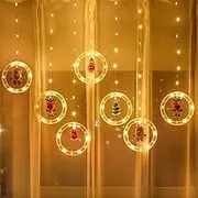 Ufurniture Christmas Light, 120 LED String Lights for Xmas Tree, Christmas Window Lights for Home Indoor Holiday Party