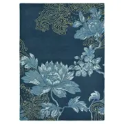 Wedgwood Fabled Floral Rug - Navy - 180 x 120cm