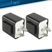 PAIR Adjustable LED Flasher Relay Turn signal Blinker Light for Motorcycle 2Pin!