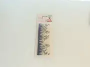 New FLUTTERBY Embossing FOLDER 8" x 3" Summer Sprigs Grass Florals