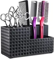 Noverlife Hairdressing Scissors Holder Shears Block, Barber Shop Scissor Organizer Stand, Hairdressing Tools Storage Box for Hairstyling Combs Clips Brushes, Salon Barber Scissor Holder Rack