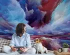 3D Watercolor Landscape Wallpaper Wall Mural Removable Self-adhesive 97