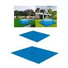 Square Pool Ground Cloth Blue Color Outdoor Cover