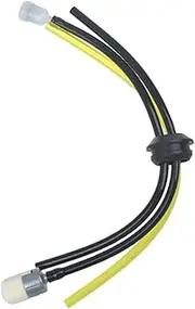 Dualoai 4X Fuels Lines with Balancer Spare Parts Fitting Fuels Hoses Universal Petrol Filter Kit for Brush Cutter Garden Power Tools