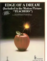JOE COCKER "EDGE OF A DREAM" SHEET MUSIC-TEACHERS-PIANO/VOCAL/GUITAR/CHORDS-1984
