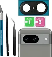 Pixel 8 Back Camera Glass Lens Replacement for Google Pixel8 Rear Camera Glass Replacement with Pre-Installed Adhesive and Reparing Toolkits