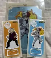 My Hero Academia Bakugo Katsuki Todoroki Shoto Suit Acrylic Stand Clear File