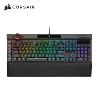 在飛比找momo購物網優惠-【CORSAIR 海盜船】K100 銀軸RGB OPX CH