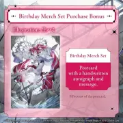 Hololive Kureiji Ollie Birthday 2024 Autographed Postcard Japanese