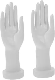 WEKAMOS Plastic Hand Jewelry Holder Display Stand Base for Retail Store Home Ring Organizer Stand