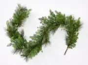 Studio McGee Long Needle Pine Artificial Threshold Target Christmas 6 Ft Garland