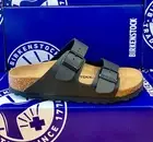 Birkenstock WOMEN Arizona Leather Birko-Flor Black 51793 Narrow Fit