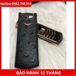 VERTU 皮革皮套黑色圓點鋒利黃色按鈕 🔥(請參閱說明)🔥