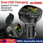 Adapter Charger Car FM Transmitter Bluetooth Wireless Handsfree Kit MP3 Player